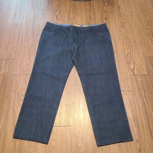 Men's Relaxed Fit Jeans in Dark Indigo